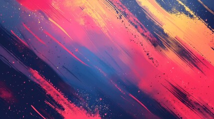 Illustration features a modern, minimalist design with diagonal brush strokes, creating an impactful background perfect for presentations, covers, or banners