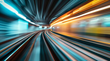 Whispers of Motion: A Trains Dance in the Dark