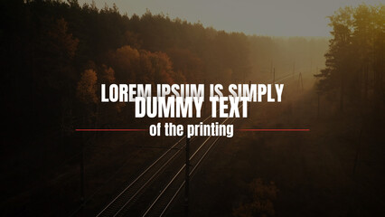 Animated Typography with Intro and Outro