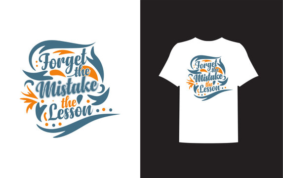 Modern illustration typography t-shirt design