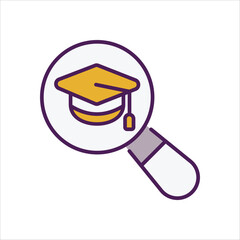 Graduation Hat vector icon