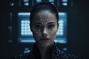 A biometric facial recognition system for security