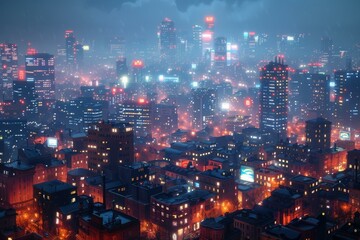 Fototapeta premium City at night