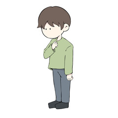 覚悟を決めた男性