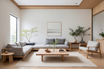 Modern Japandi Interior , Fusion of Japanese and Scandinavian Design