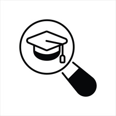 Graduation Hat vector icon