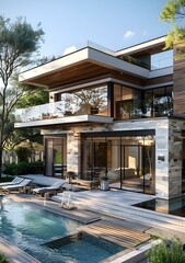 Fototapeta premium Modern House
