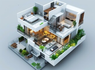 3D House Interior Design Plan