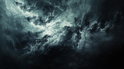 mysterious black background with subtle dark textures moody abstract digital art