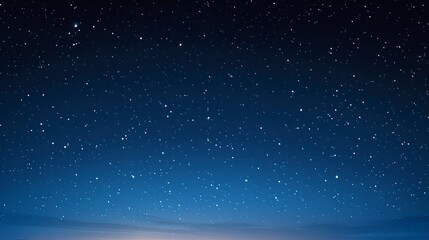 Starry sky at night