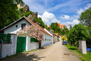 The small town of Bechyne in Southern Bohemia