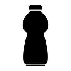 bottle icon in trendy flat design, eps vector isolated on white
