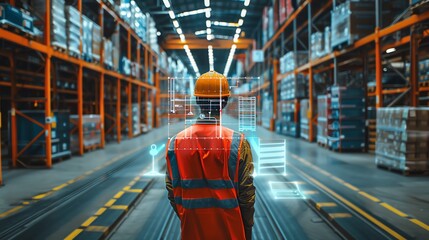 A smart inventory management system utilizing augmented reality to optimize transportation routes