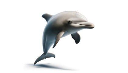 Obraz premium Dolphin isolated on white background