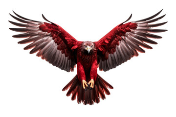 Obraz premium big eagle looking isolated on white