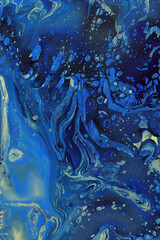 Close-Up of Seamless Acrylic Abstract Texture