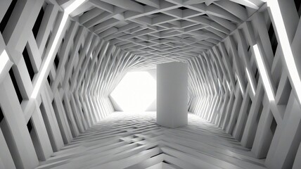 Obraz premium light in the tunnel