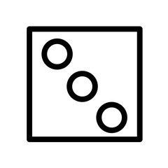 Dice Number Vector Illustration
