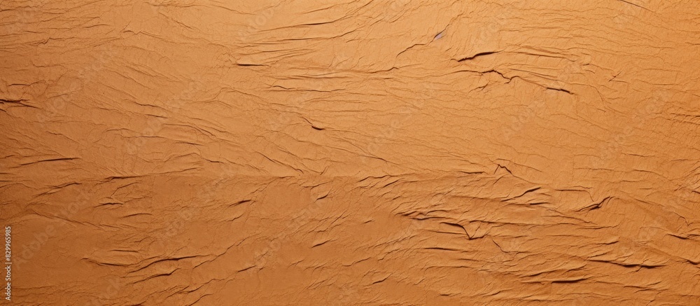 Poster Brown craft paper background with a textured surface resembling cardboard sheet suitable for recycling Ideal for copy space images