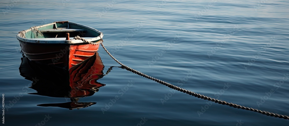 Aufkleber mooring a copy space image for a place to anchor a boat securely