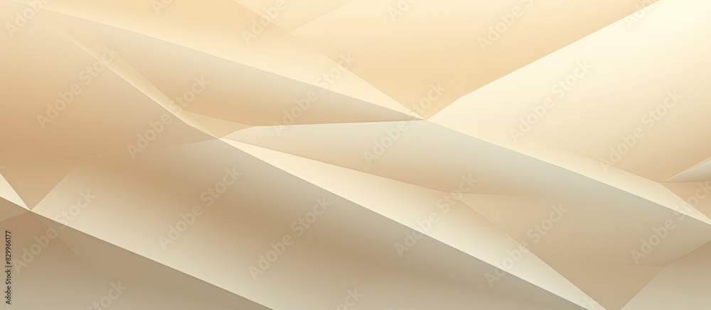 Poster Geometrically positioned empty paper background in a blank color suitable for presentations or as a copy space image