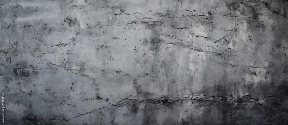 Poster a closeup image of a textured grey wall with distinctive dark edges in need of copy space