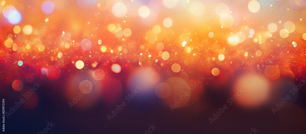 Poster Bokeh abstract background with vibrant and radiant glow perfect for copy space image