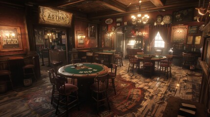 From poker chips to wanted posters every detail in the saloon has a purpose and could hold the key to your escape.