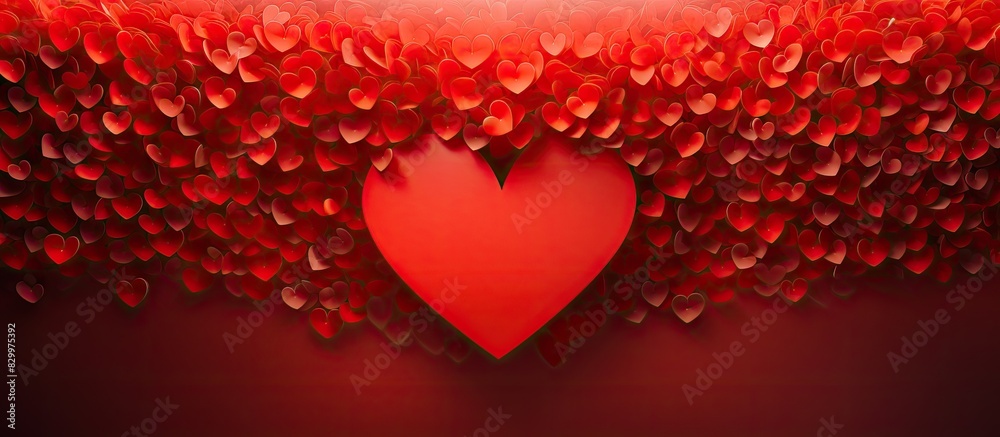 Poster A heart shaped sticker fills the space on letters I and U creating a romantic message I love you The backdrop enhances the sentiment 194 characters. with copy space image