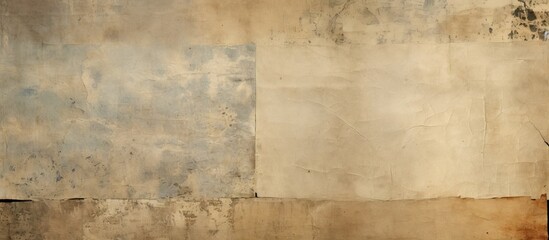 Naklejka premium A collection of aged paper textures featuring rough faded surfaces Ideal for vintage style designs Offers ample copy space for text