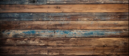 Aged weathered wooden board with a vintage rustic appearance perfect for creating a nostalgic and timeless atmosphere Ideal for use as a background in photography or graphic design projects