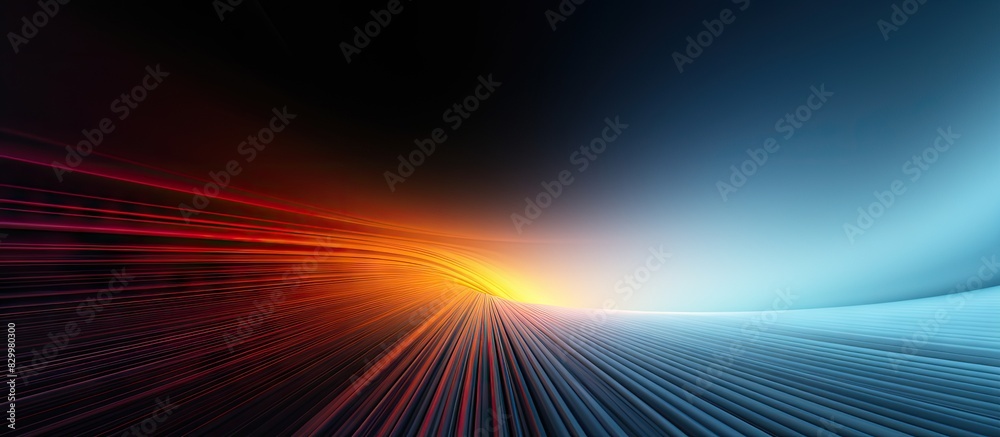 Aufkleber Abstract background with copy space image of a textured wall that features a black and white grain blur and rainbow refraction creating a mesmerizing play of light and shadow