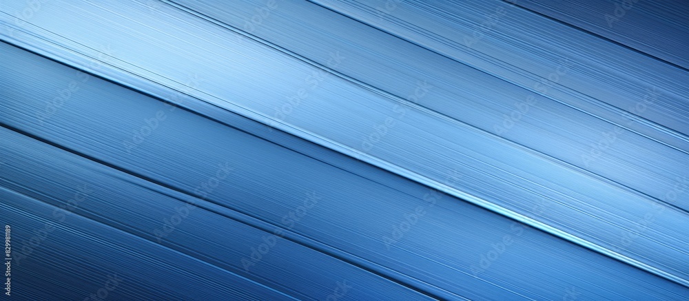 Poster blue aluminum texture creates an abstract background with plenty of room for copy space image