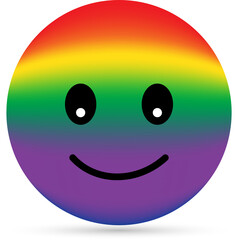 Rainbow Smile Emoji
