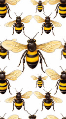 Abstract Image, Bees, Insects, Floral, Pattern Style Texture, Wallpaper, Background, Cell Phone and Smartphone Cover, Computer Screen, Cell Phone and Smartphone Screen, 9:16 Format - PNG