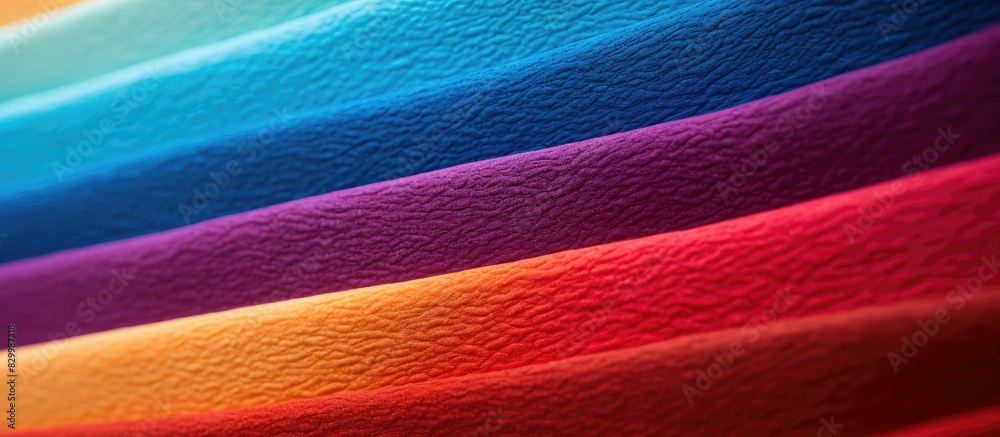 Aufkleber colorful felt structure with copy space image