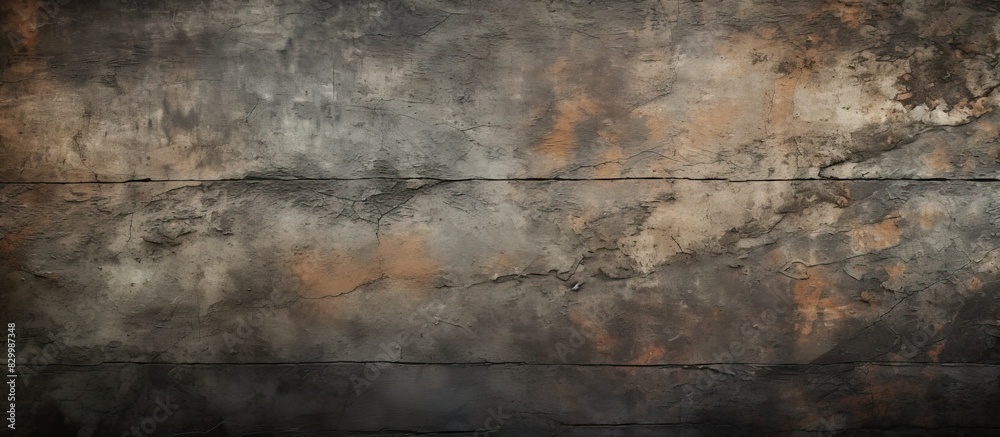 Poster The grunge floor showcases an abstract form and texture perfect for a copy space image