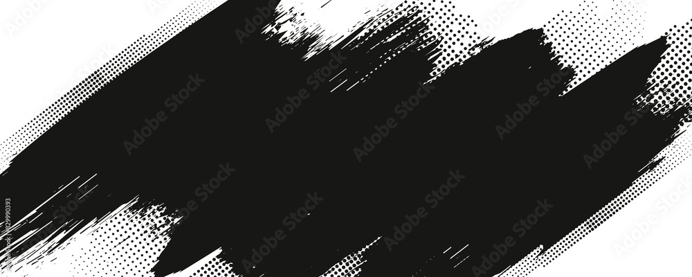 Poster background for text. isolated grunge traces banners set. black paint. abstract splatter grunge with 