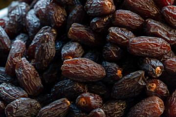 Fresh dates sold in the market