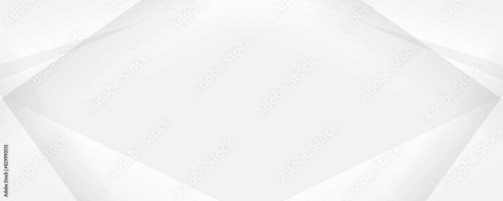 Aufkleber Gray and white diagonal line architecture geometry tech abstract subtle background