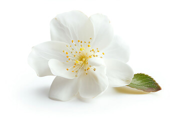 Champaca, single bloom, isolated on white background