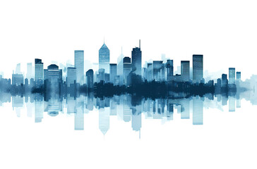 Fototapeta premium abstract city skyline