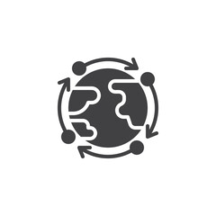 Sustainability vector icon