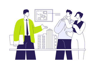 Design development abstract concept vector illustration.