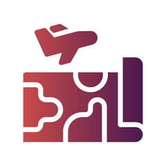 location flat gradient icon