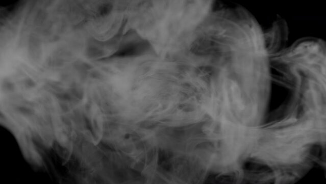High Angle Shot Real Smoke at 4K #02