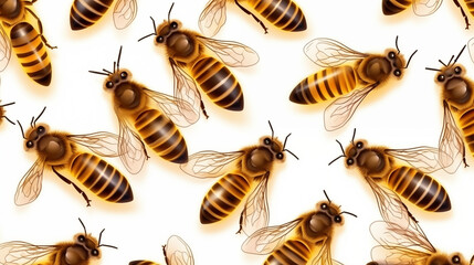 Abstract Image, Bees, Insects, Floral, Pattern Style Texture, Wallpaper, Background, Cell Phone and Smartphone Cover, Computer Screen, Cell Phone and Smartphone Screen, 16:9 Format - PNG