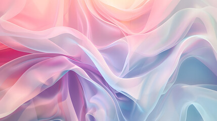 Smooth pastel colored abstract background. Generative AI.