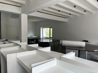 office interior with working tables 9