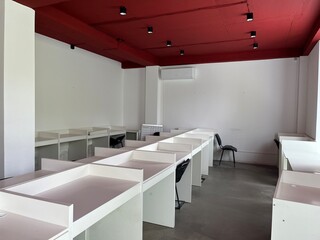 office interior with working tables 4